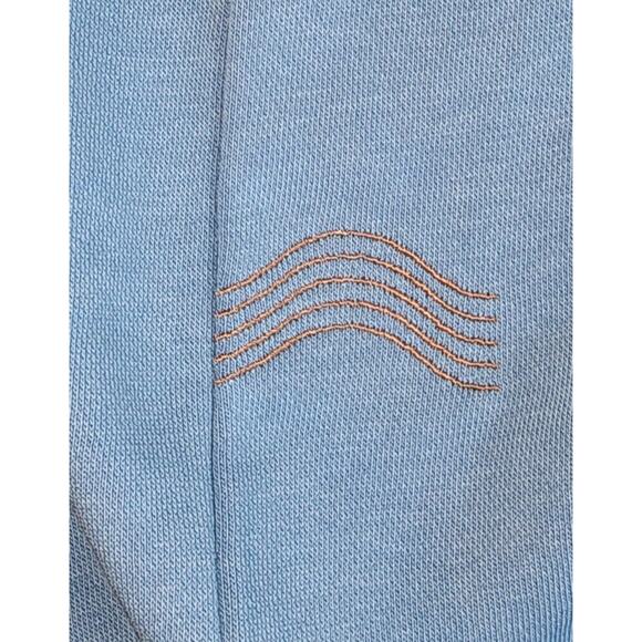 Malbon Golf Powder Blue "Buckets" Crewneck Sweater | Glenlivet Collab (L) - Picture 5 of 11